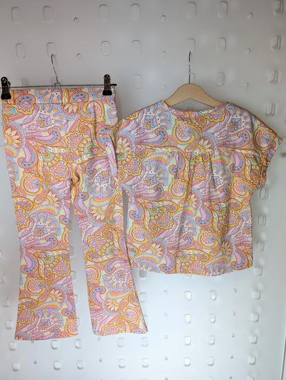 🌼 Oilily Paisley Two-Piece Set – Age 7 🌼