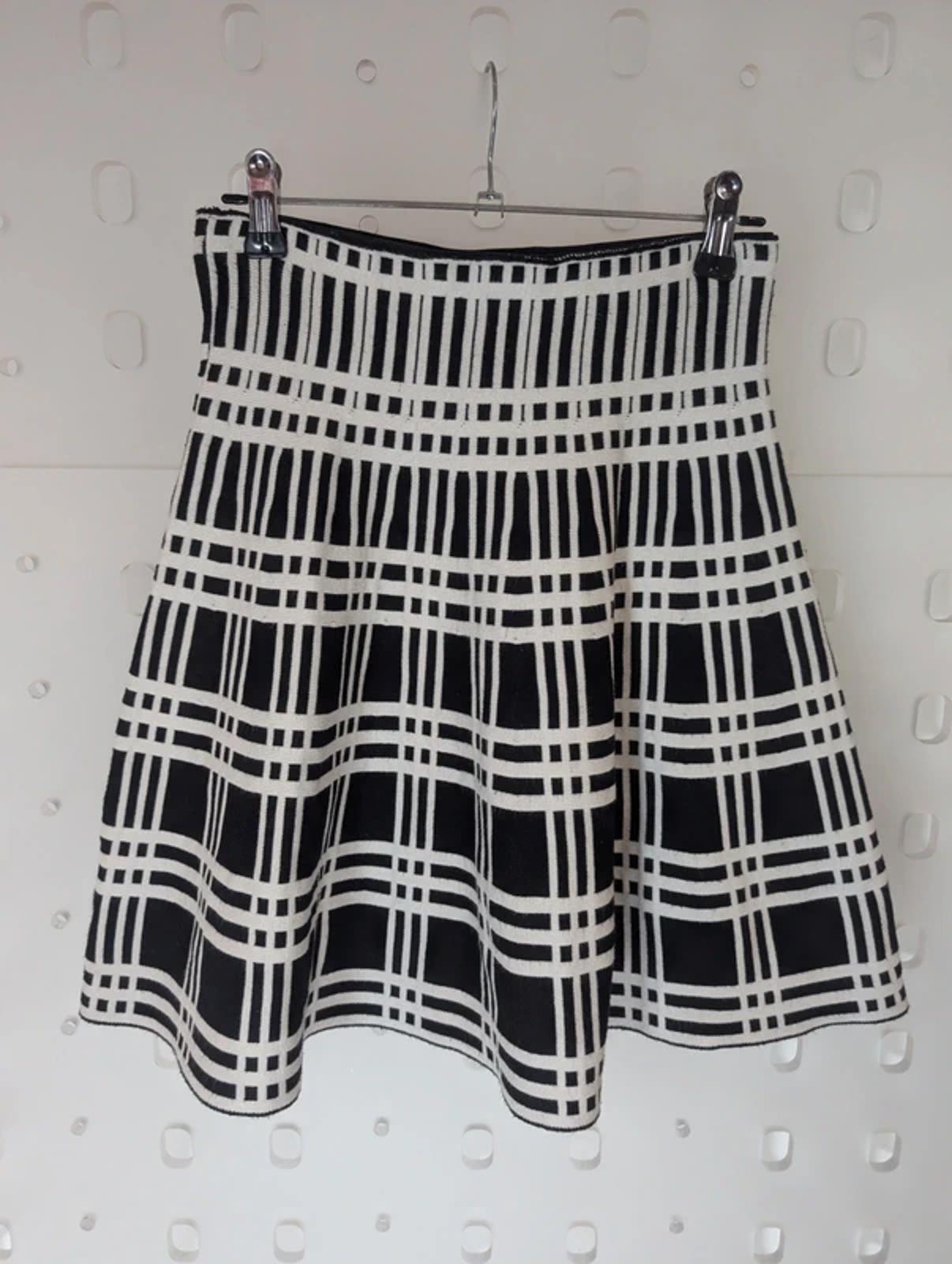 Yoyo S Check Flared Mini Skirt XS