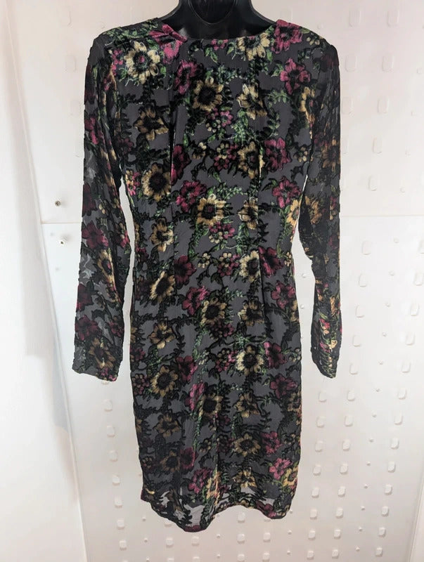 Handmade Floral Burnout Tunic & Matching Shawl Set