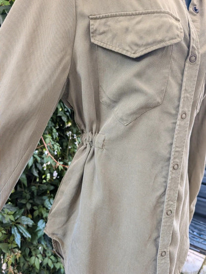 Autograph Tencel Lyocell Utility Jacket Khaki UK12