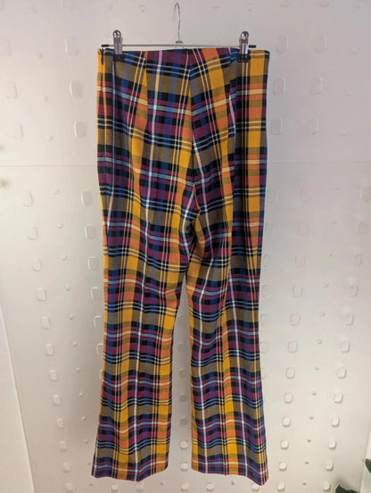 Extesa Italian check trousers UK 8