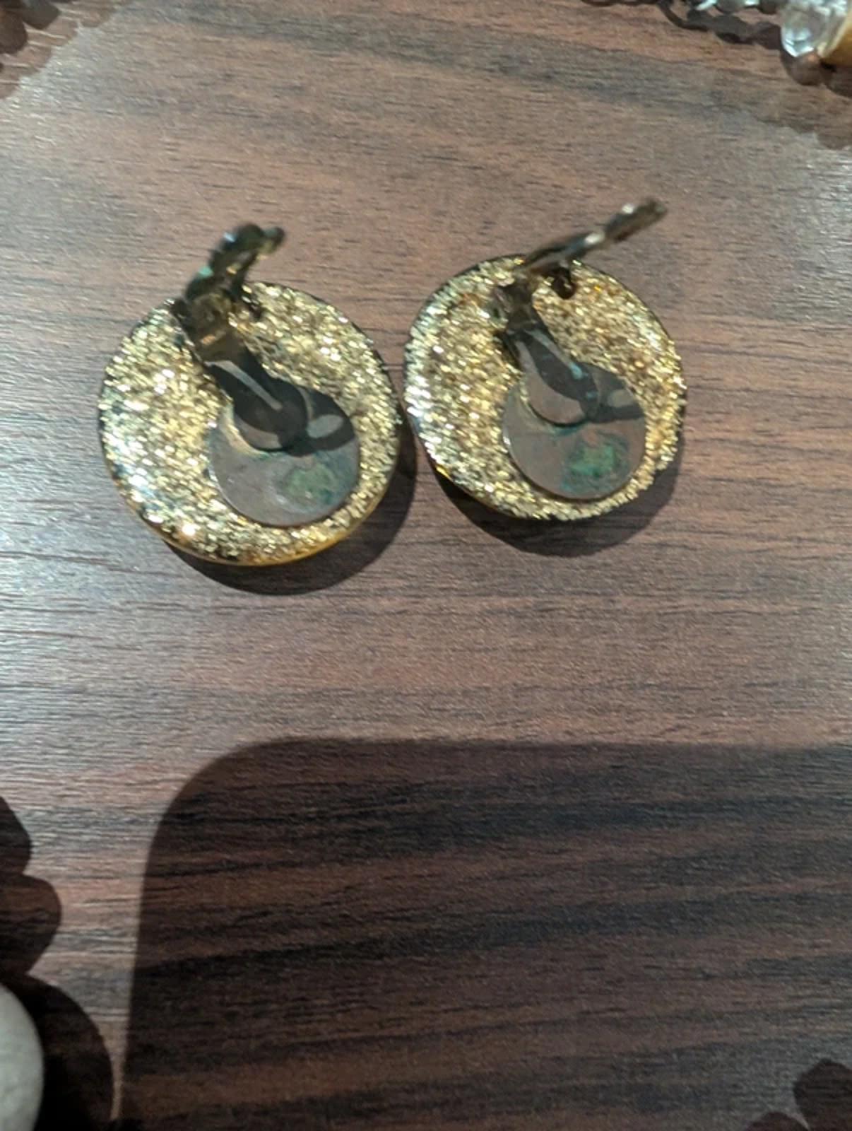 Little Season by Ivy “Leopard Set” Vintage Necklace & Clip-On Earrings