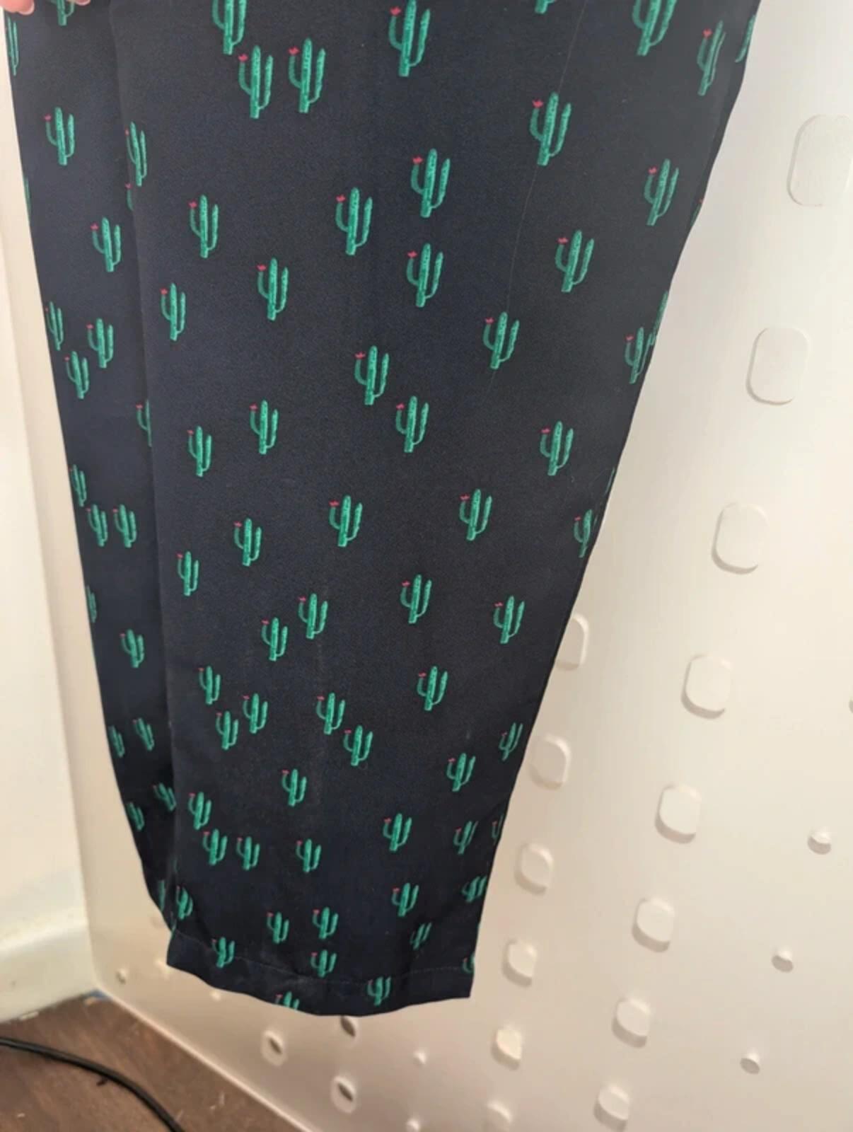 Dancing Leopard cactus print jumpsuit UK12