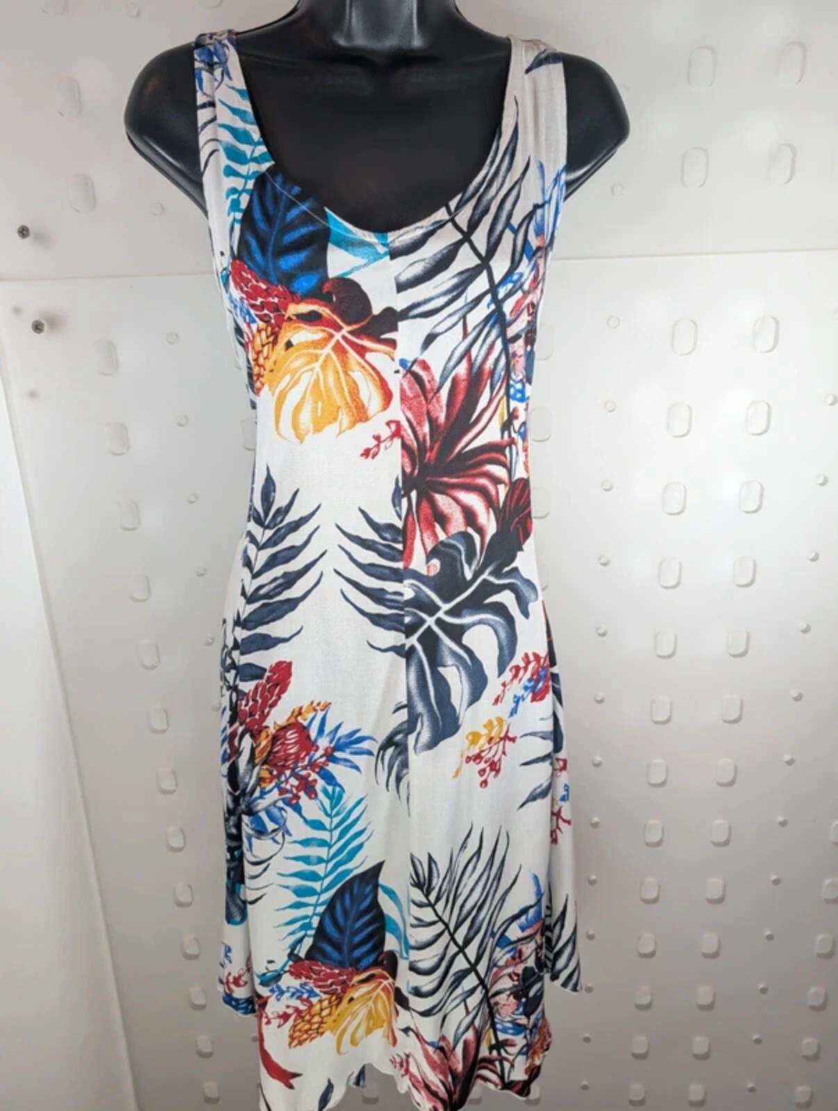 Bali Tropical Print Sundress Made In Bali One Size