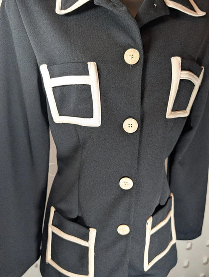 Vintage Morgan de Toi stretch jacket – 90s/early 00s – FR Made.