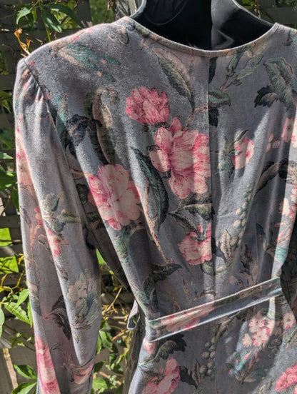 Laura Ashley Printed Viscose Tunic Dress Tie Waist UK10