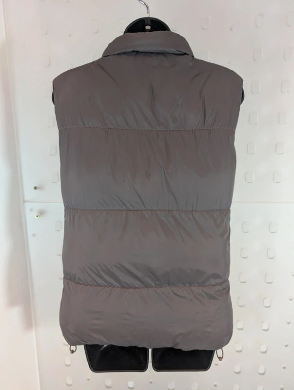 Bench Grey Padded Gilet Size Medium Y2K