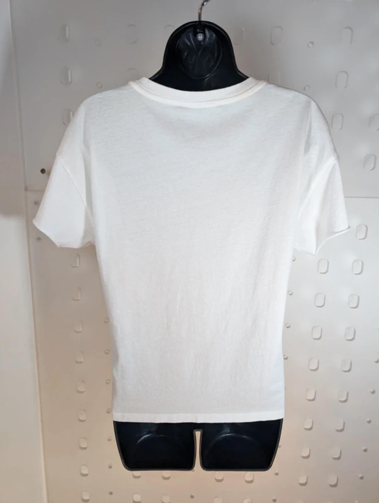 SET Organic Cotton Graphic Tee Summer Beats Mykonos XS Oversized