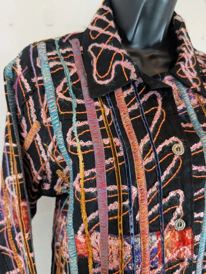 Alice Callina AW07 Embroidered Boxy Jacket UK14