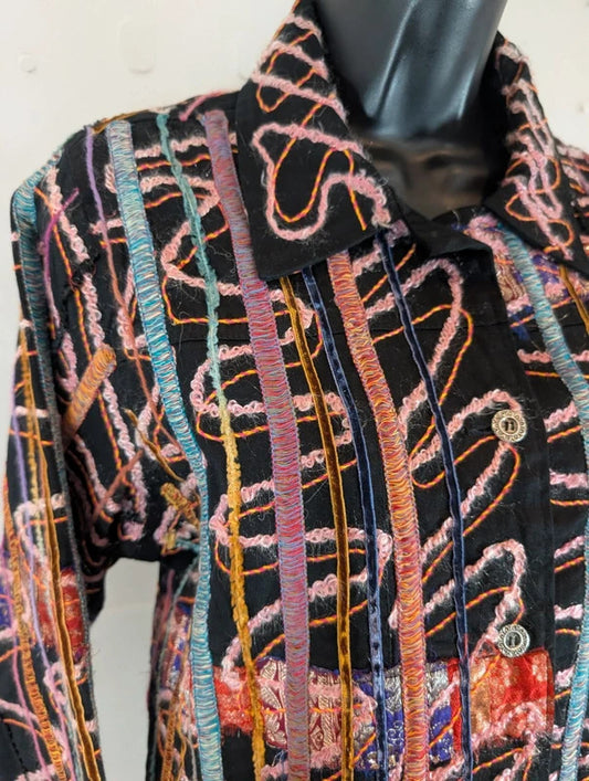 Alice Callina AW07 Embroidered Boxy Jacket UK14