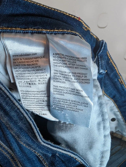 Calvin Klein CKJ011 Mid Rise Skinny Jeans W27