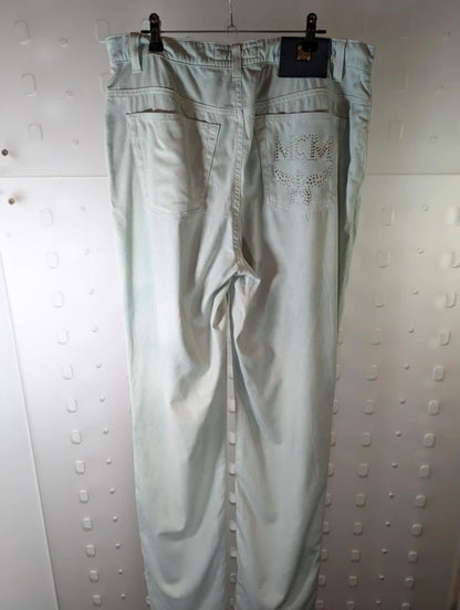 MCM mint cotton stretch jeans – size 34