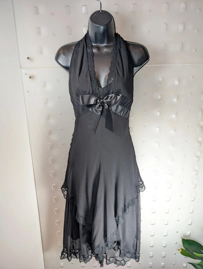 Archival Harrods Silk Dress | Belville Sassoon | 100% Silk | UK 8