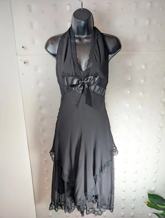 Archival Harrods Silk Dress | Belville Sassoon | 100% Silk | UK 8