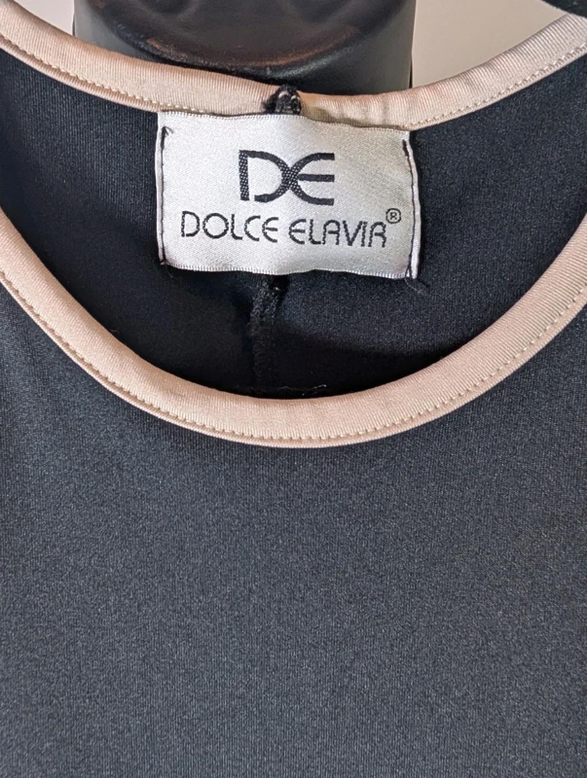Vintage 90s Dolce Elavir Sporty Stretch Maxi Dress S/M