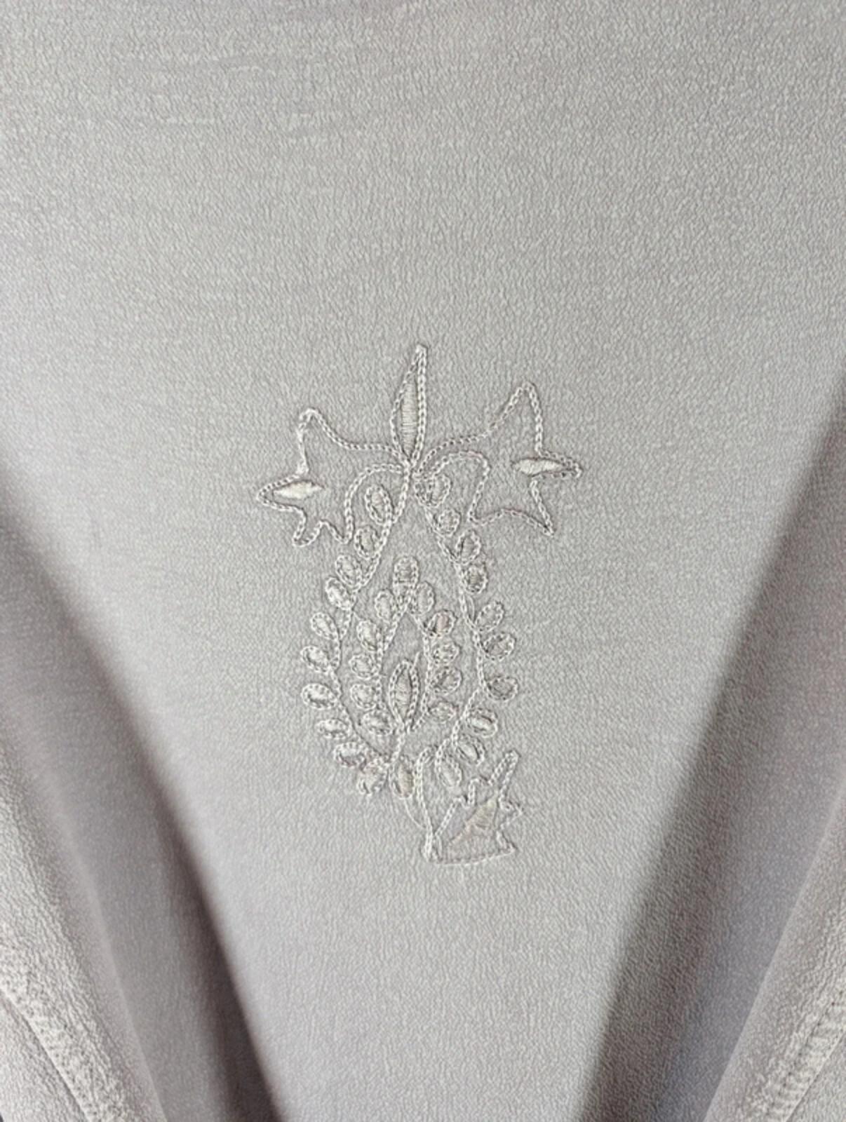 Alexara vintage lilac embroidered boho blouse size M