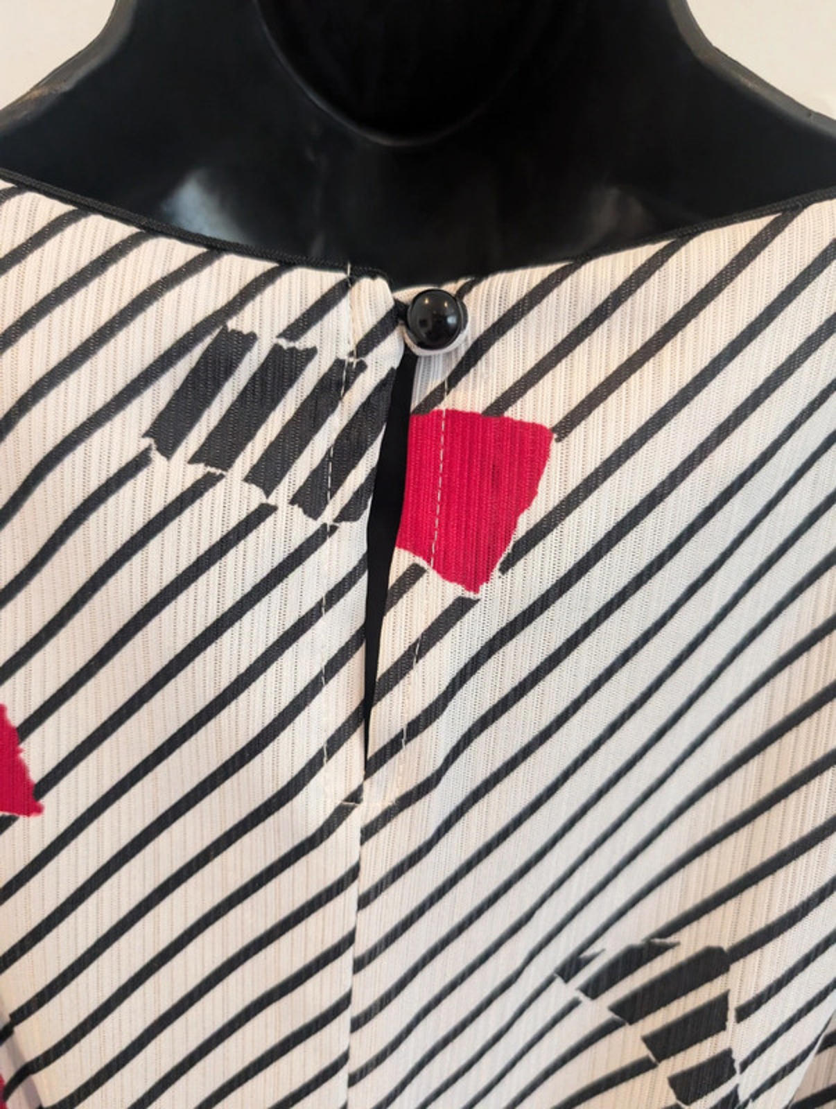 Genuine Vintage 1980s 50s Style Dress UK 10 (Small)