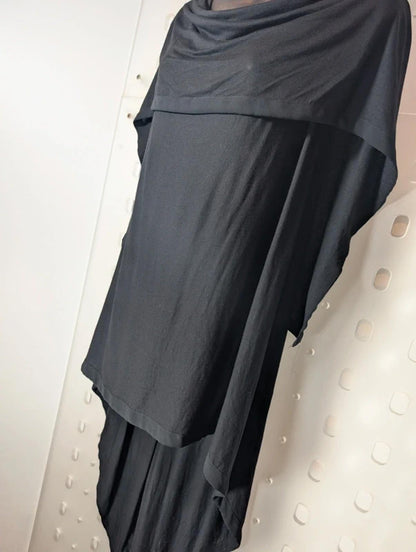 Lillian J Morton “Northern Threads” Draped Jersey Top – One Size