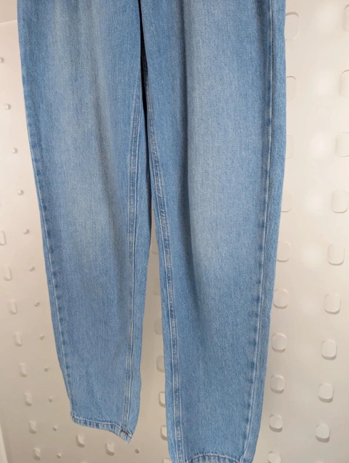 Numph NuStormy High Waist Mom Jeans UK8 Cotton Pleated Front