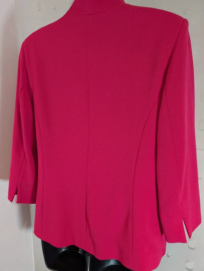 Eleganzé Fuchsia Pink Tailored Jacket UK12