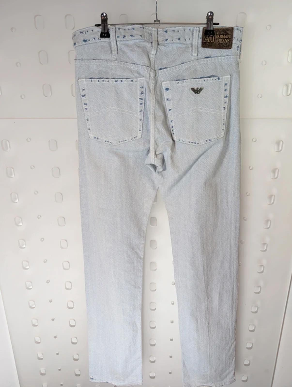Armani Jeans Light Wash Straight Leg Denim W31 L33 Classic Fit