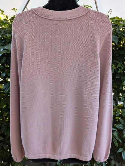 Monari Stud Detail Jumper Rose Pink UK12