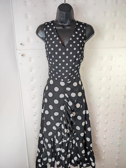 Never Fully Dressed Polka Dot High-Low Dress Size Small
