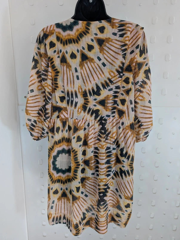 ba&sh Lady Printed Kaftan Style Dress Size 2 M