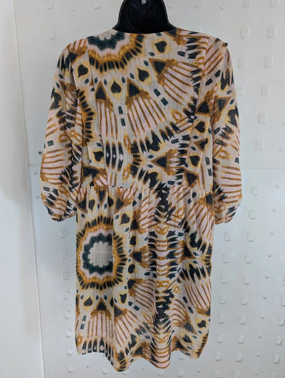 ba&sh Lady Printed Kaftan Style Dress Size 2 M