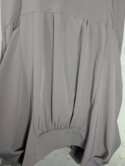 Areline Paris Draped Tank Dress Taupe T3 Loose Fit