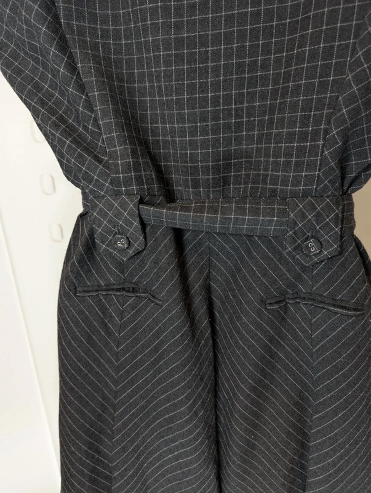 NW3 by Hobbs Wool Tie Waist Pinafore Dress UK14