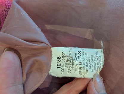 Floral Fit & Flare Cotton Dress – UK 10