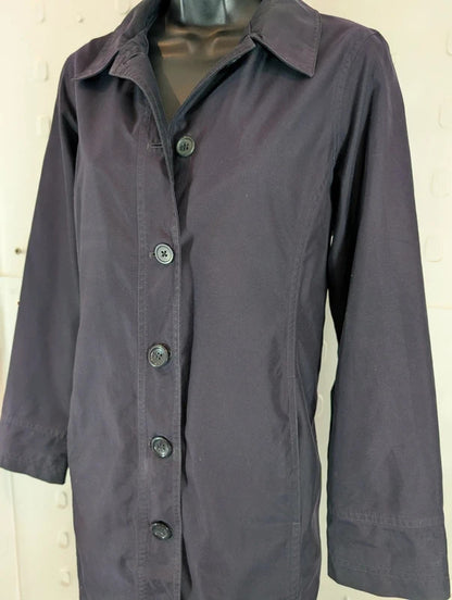 Lands' End Navy Petite Mac Jacket XS Petite