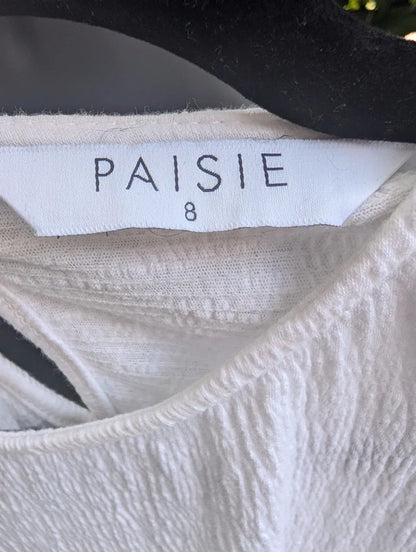 Paisie London Oversized Cotton Top White UK8