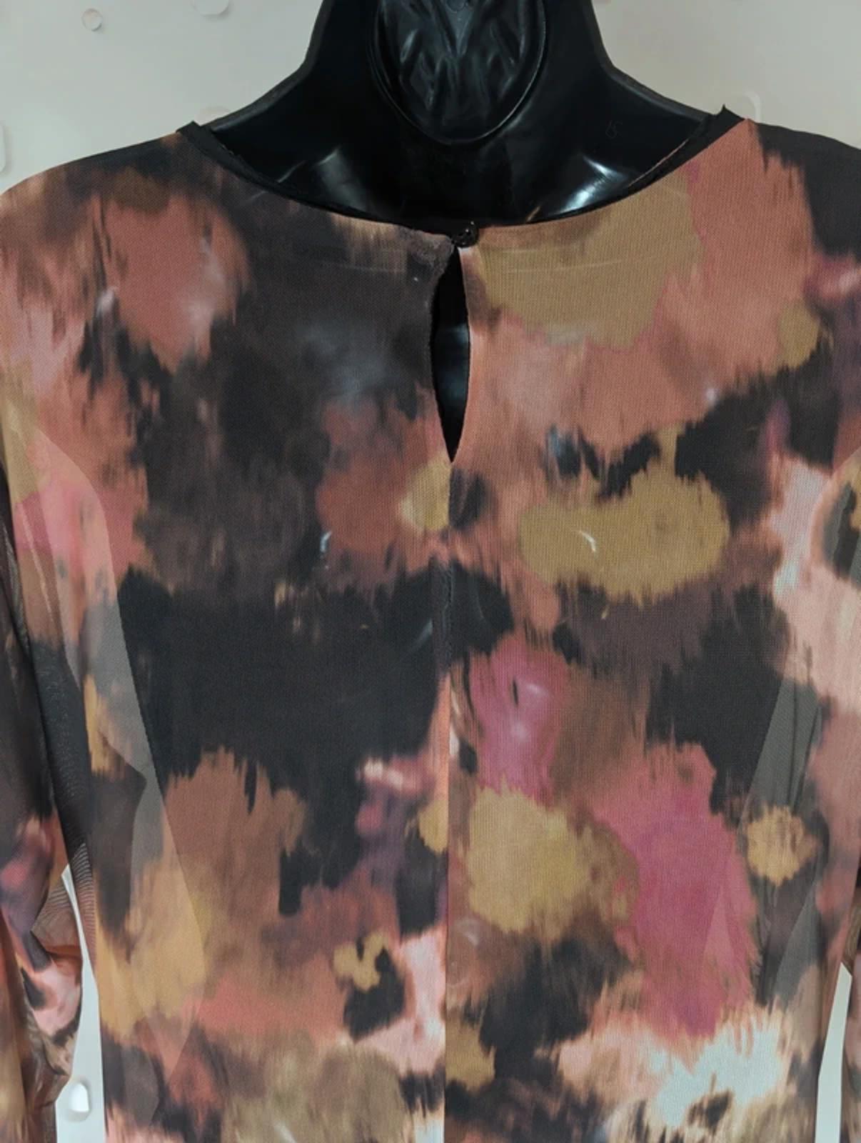 Sheer Ruched Mesh Maxi Dress Layering Piece