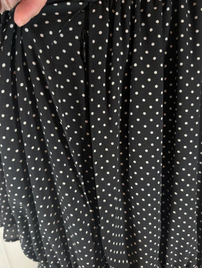 Joseph Ribkoff Polka Dot Dress UK10 Floaty Layered Occasion