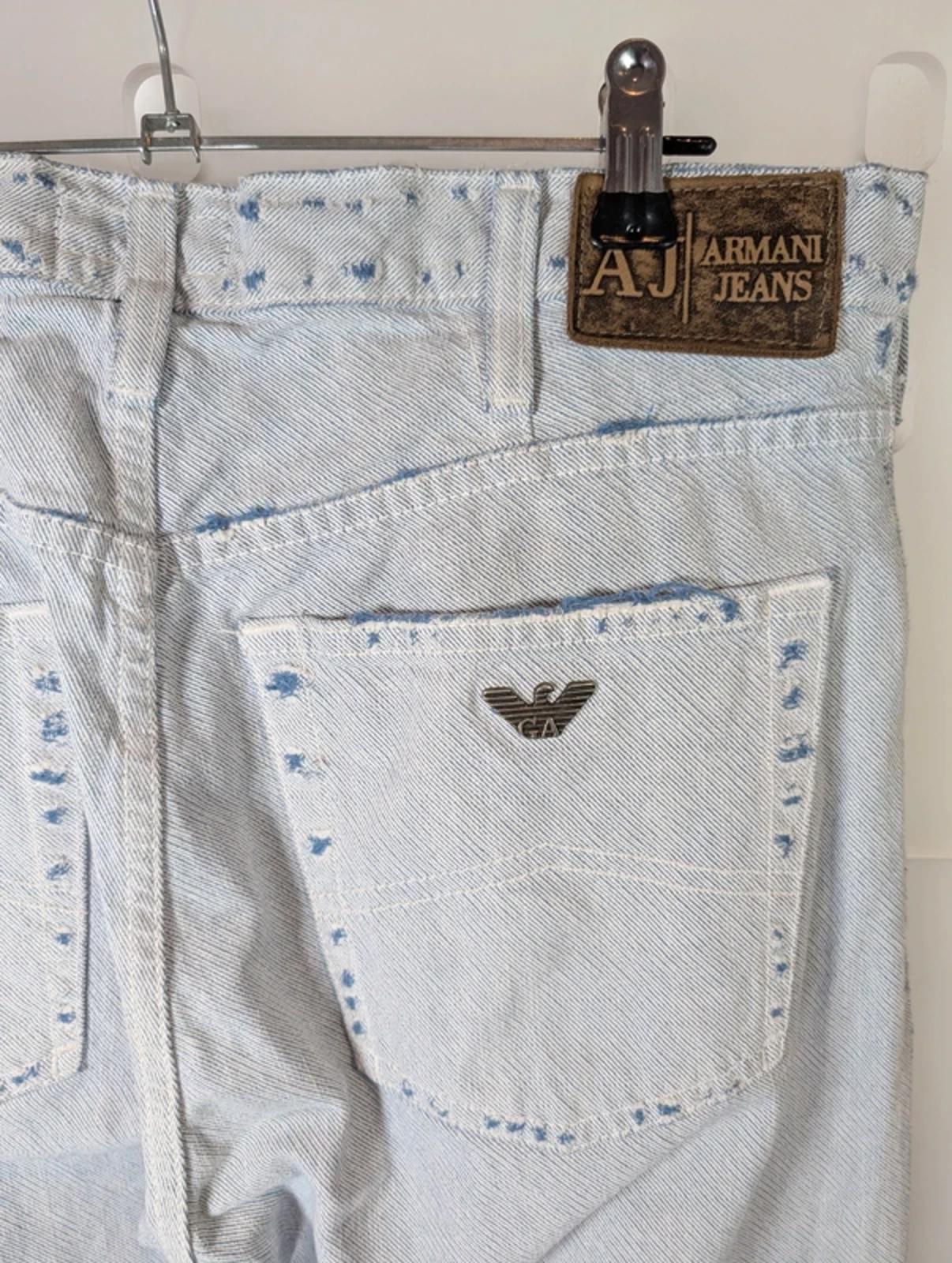 Armani Jeans Light Wash Straight Leg Denim W31 L33 Classic Fit