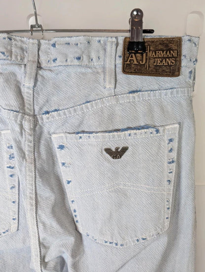 Armani Jeans Light Wash Straight Leg Denim W31 L33 Classic Fit