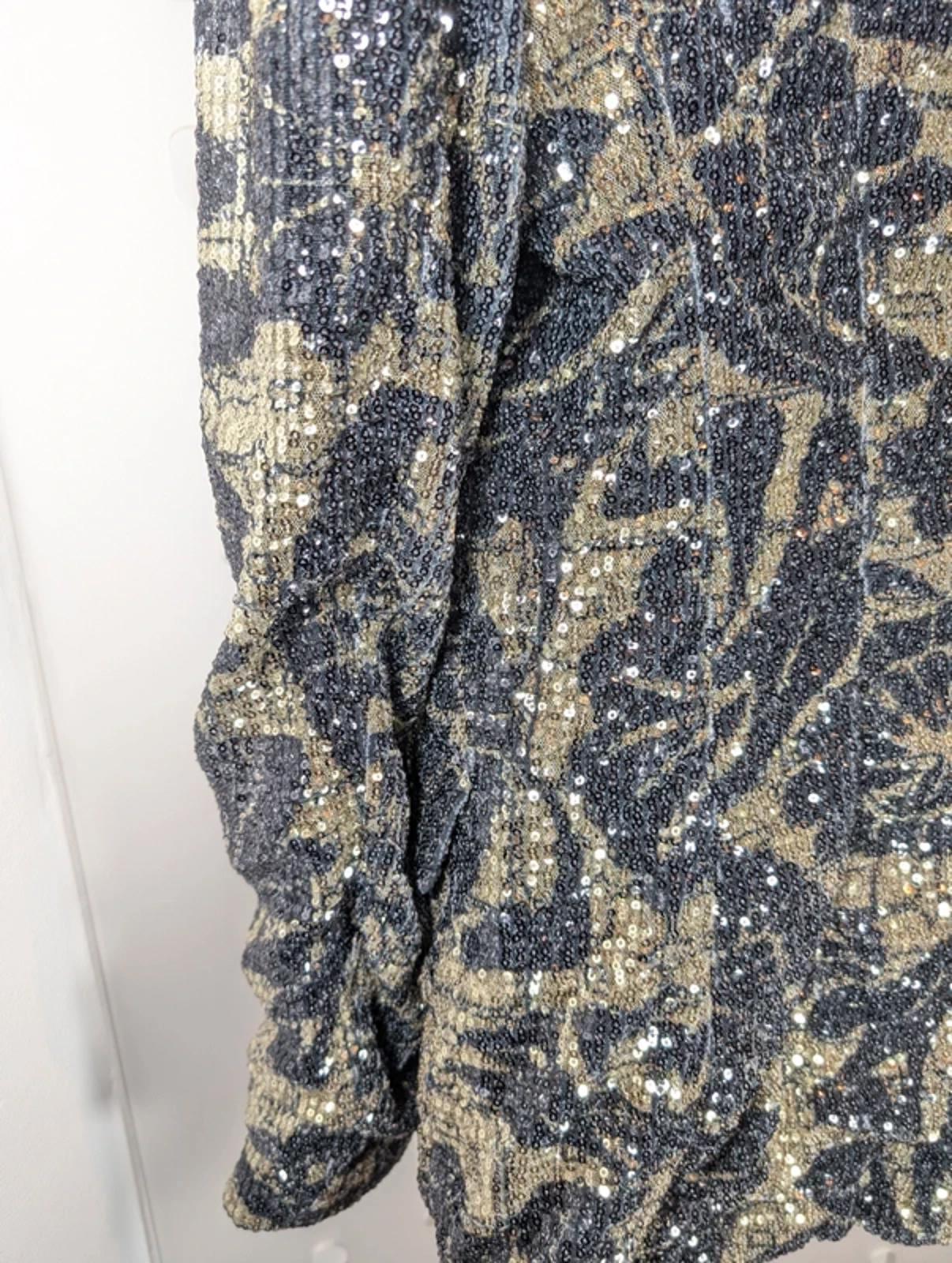 Rotate Birger Christensen “Augustina” Sequin Lace Blazer – UK12
