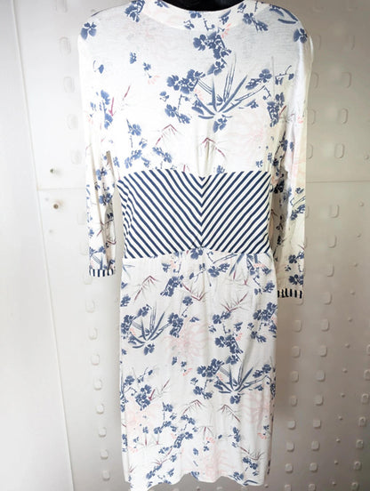 Kenzo bamboo print stretch viscose dress – size L (priced for condition)
