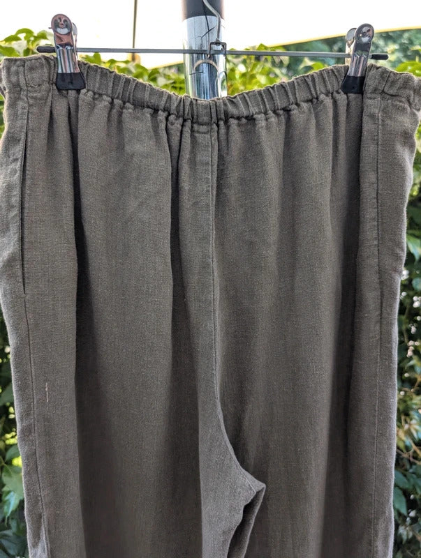 Vintage Marilyn Anselm for Hobbs Pure Linen Trousers UK10