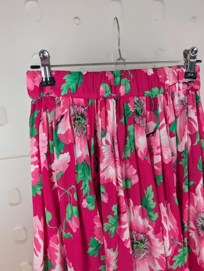 Monnalisa Poppy Print Skirt Age 12 152 Petite Summer
