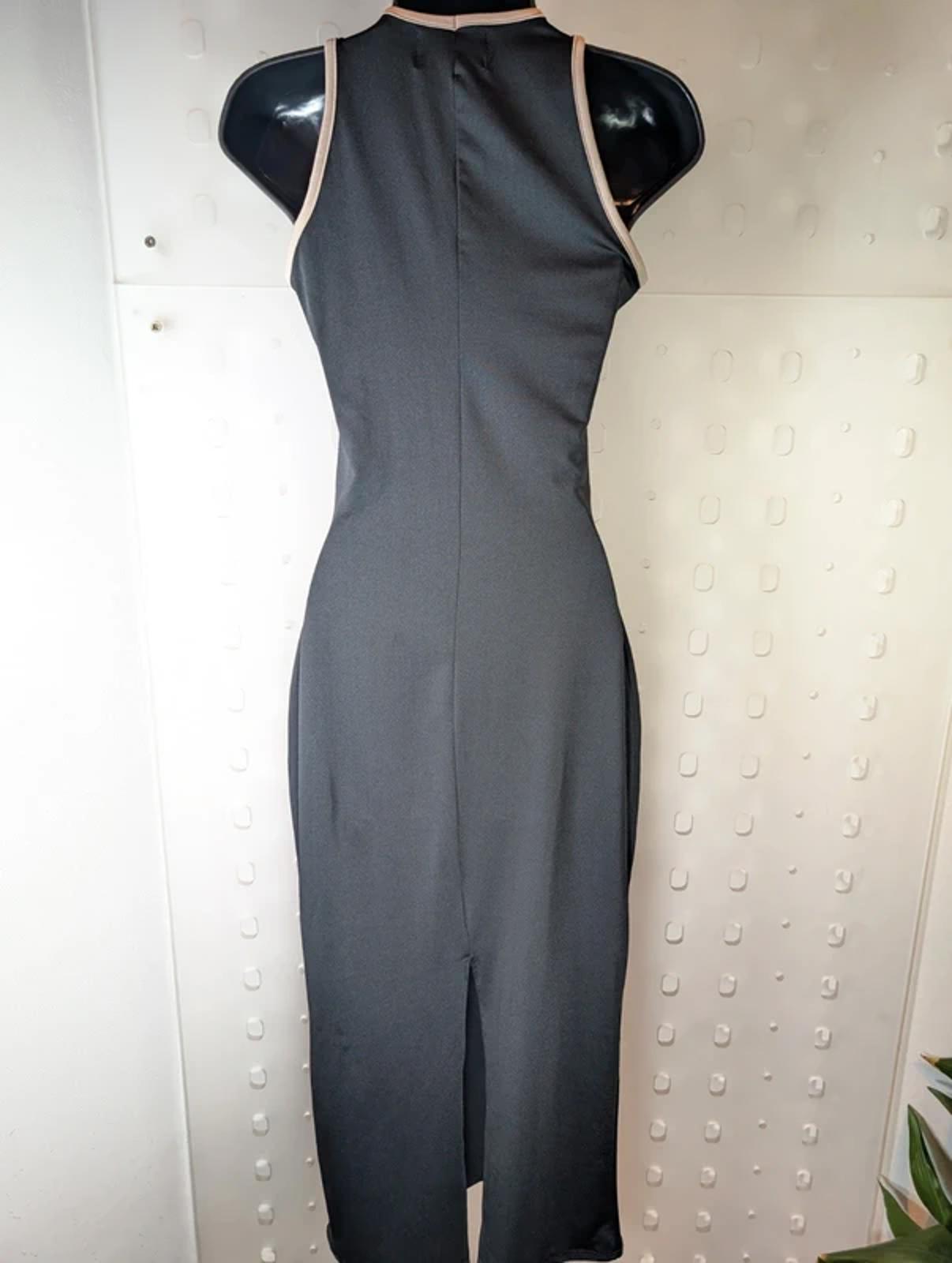 Vintage 90s Dolce Elavir Sporty Stretch Maxi Dress S/M