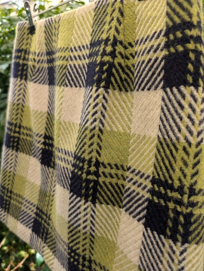 Hobbs Wool Check Mini Skirt Heritage Plaid UK8