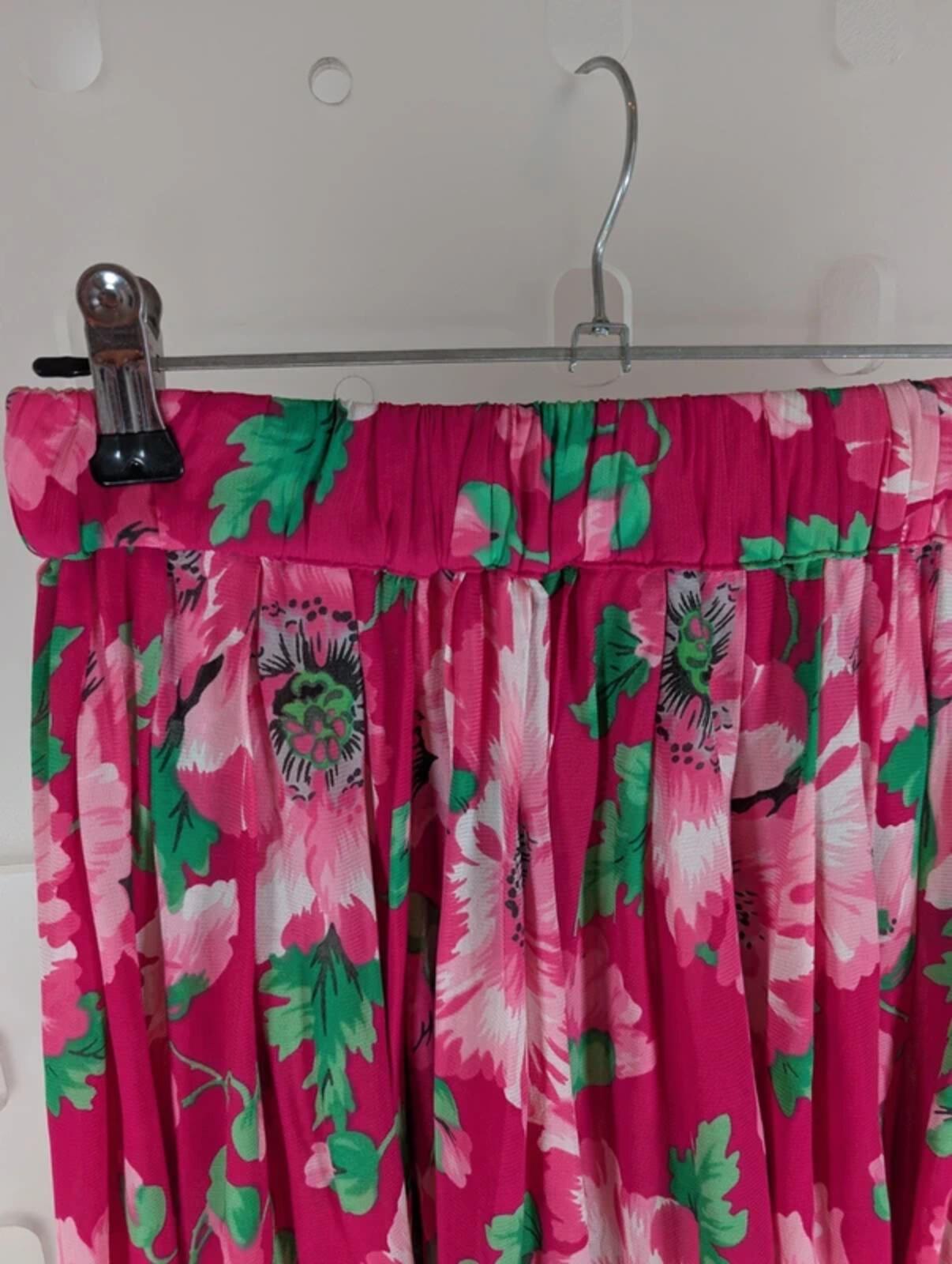 Monnalisa Poppy Print Skirt Age 12 152 Petite Summer