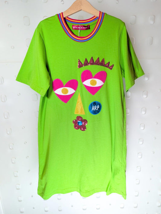 🎨 Agatha Ruiz de la Prada Appliqué Dress – Age 12 🎨