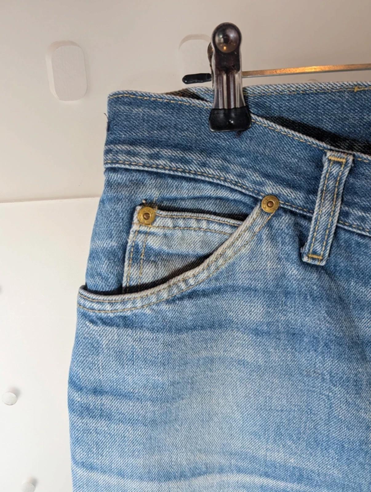 Lee vintage cropped raw hem jeans UK 10–12