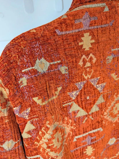 Sahara Lagenlook Jacket Large - Made in Denmark - Abstract Boho Arty