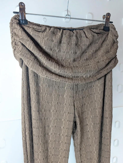 BNWT Ego Flared Trousers - Chocolate Brown - UK 6