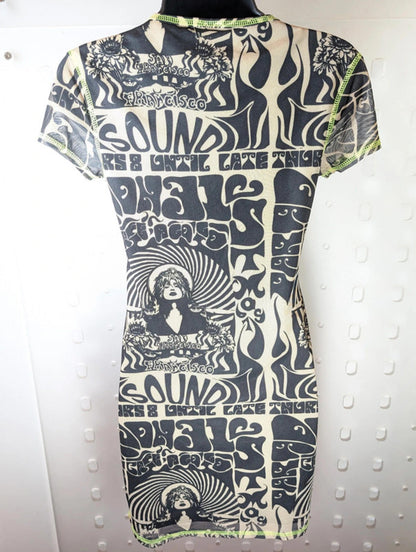 Urban Outfitters mesh bodycon mini dress | Size S